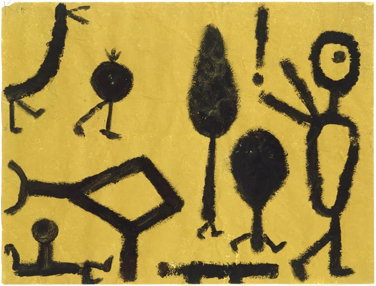 Kunstdruck „Alles läuft nach!“ von Paul Klee, handgefertigt in Deutschland
