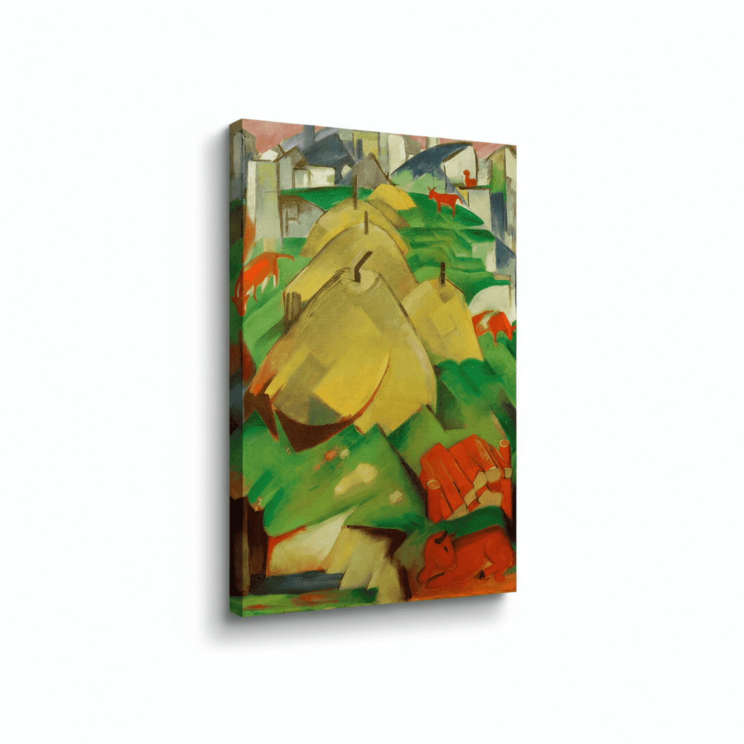 Alpenszene (Streuhocken) | Franz Marc