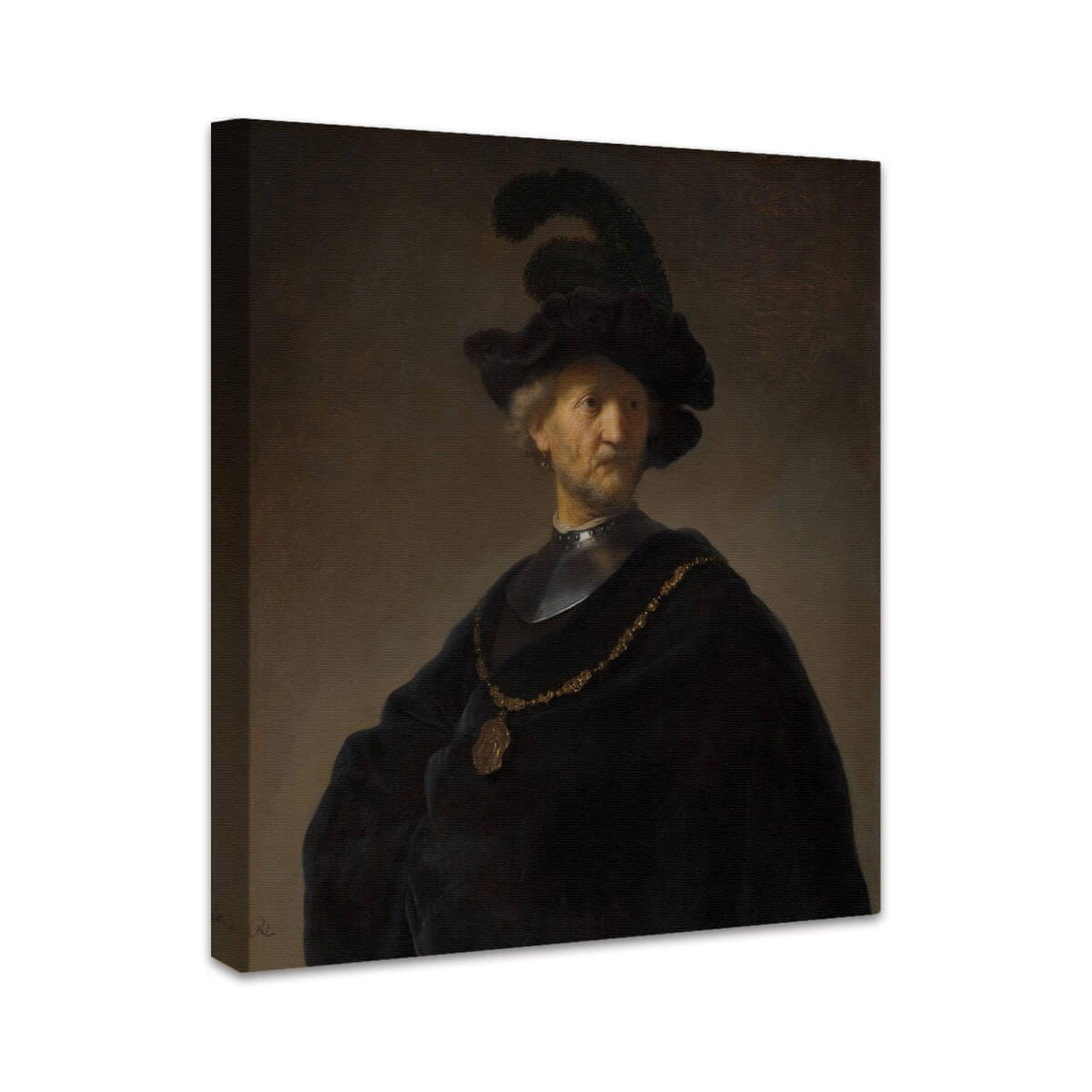 Alter Mann mit Goldkette | Rembrandt van Rijn