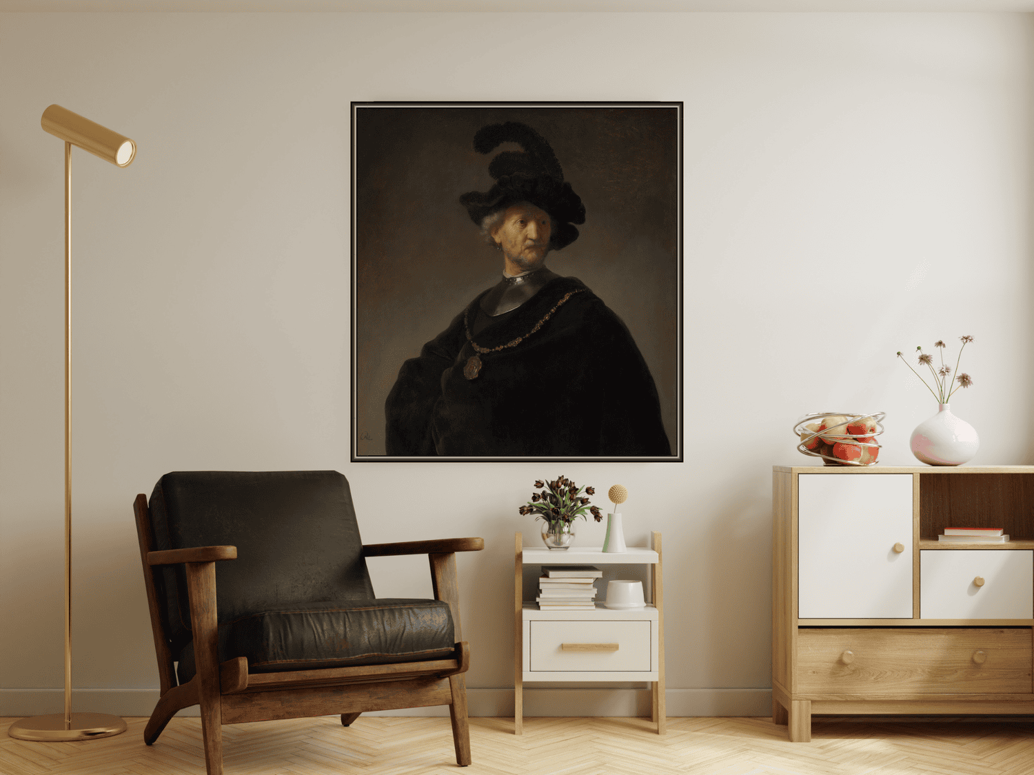 Alter Mann mit Goldkette | Rembrandt van Rijn