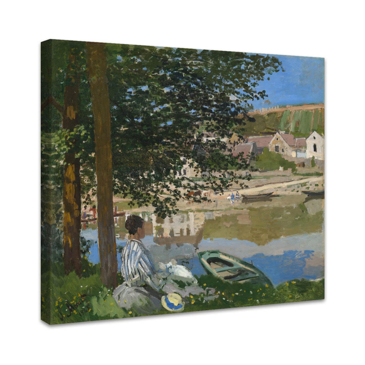 Am Ufer der Seine, Bennecourt | Claude Monet