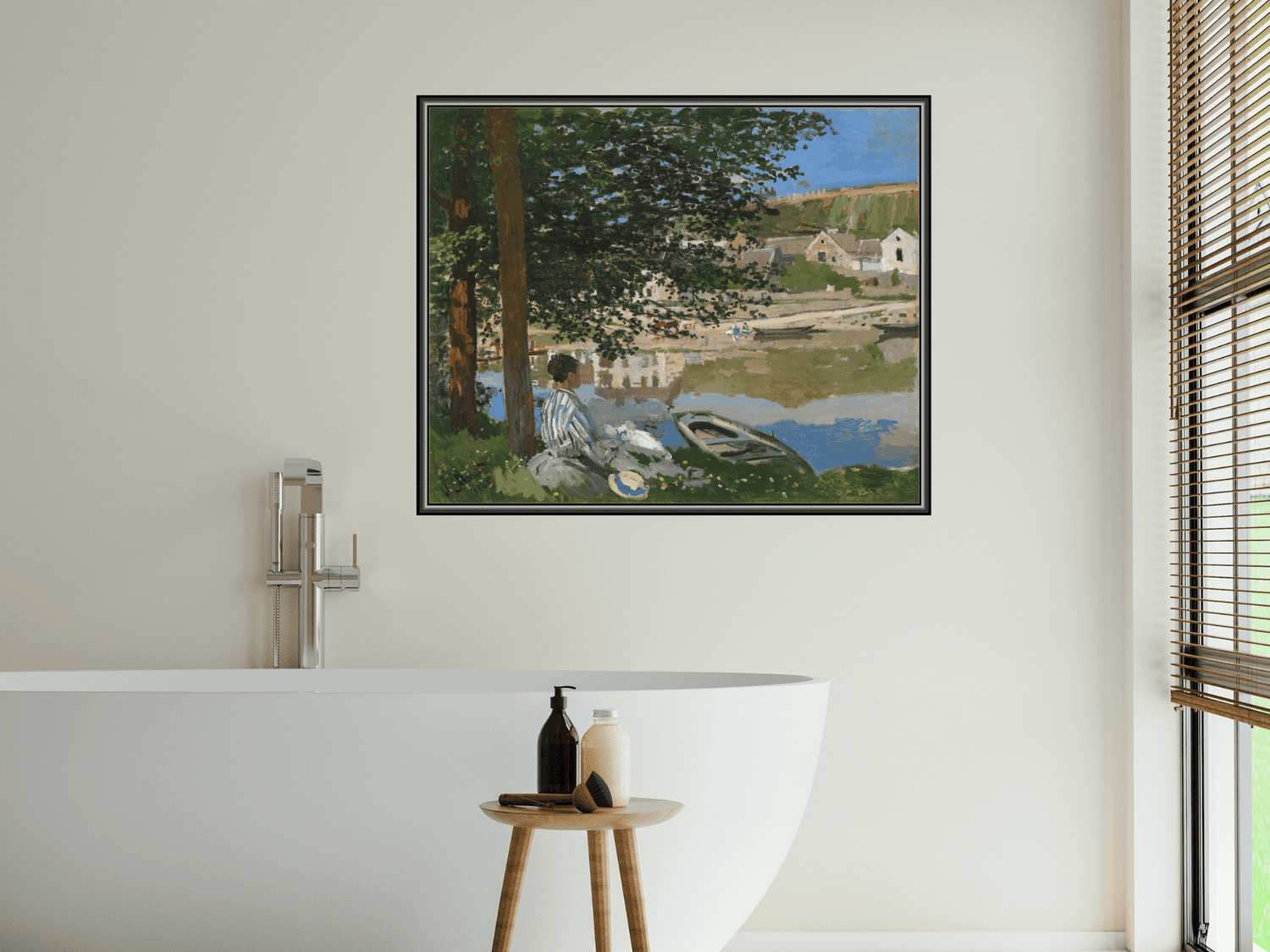 Am Ufer der Seine, Bennecourt | Claude Monet