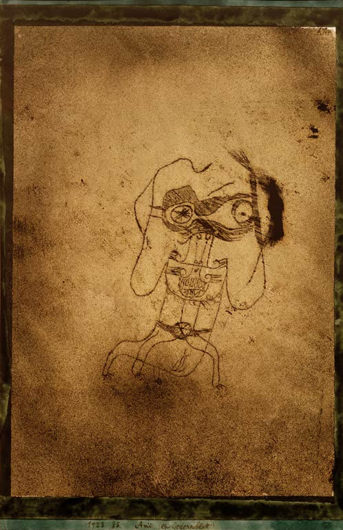 Kunstdruck „Ami (ein Gedenkblatt)“ von Paul Klee, handgefertigt in Deutschland
