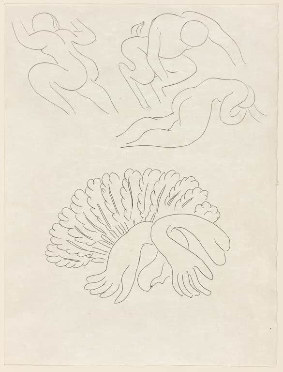Kunstdruck „Anderer Fächer der Fräulein Mallarmé“ von Henri Matisse, handgefertigt in Deutschland