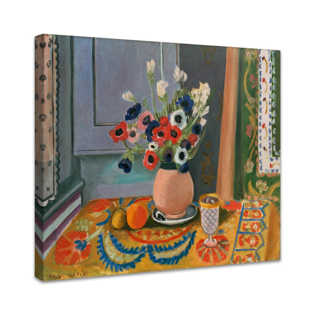 Anemonen in einer Tonvase | Henri Matisse