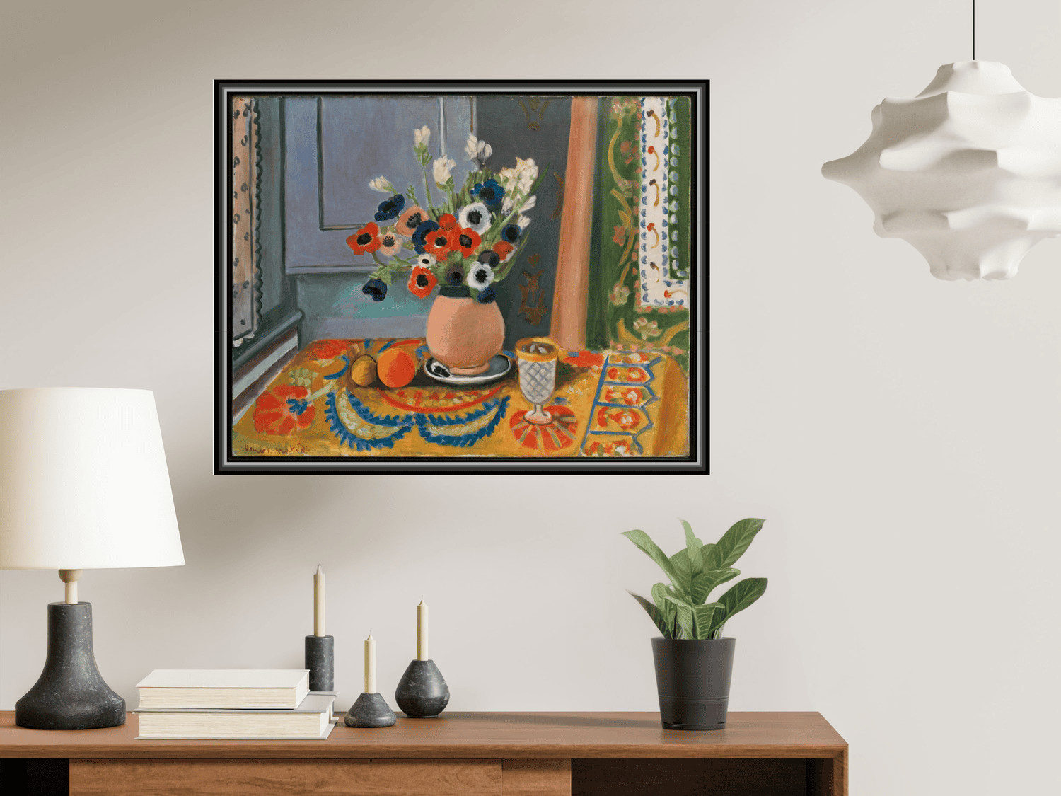 Anemonen in einer Tonvase | Henri Matisse