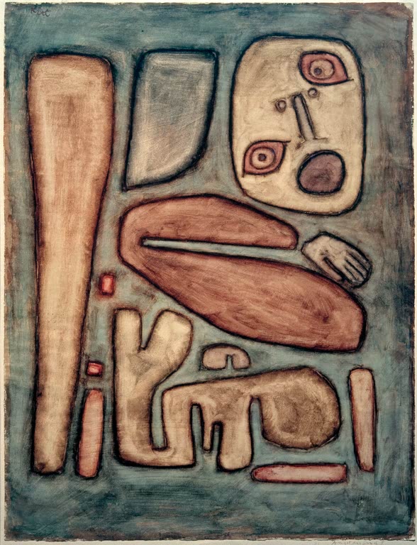 Kunstdruck „Angstausbruch III“ von Paul Klee