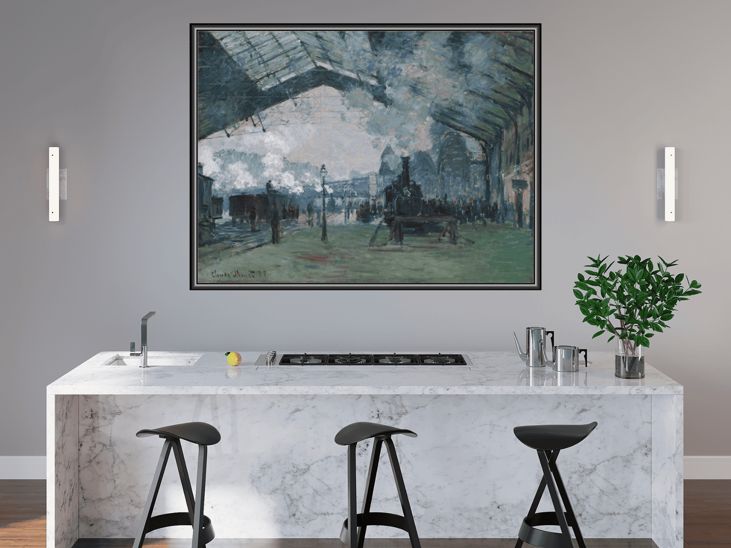 Ankunft des Normandie-Zuges, Gare Saint-Lazare | Claude Monet