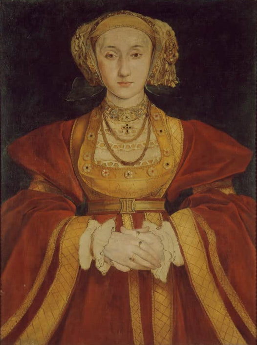 Kunstdruck des Gemäldes Anna von Kleve von Edgar Degas mit dem Porträt von Anna von Kleve.