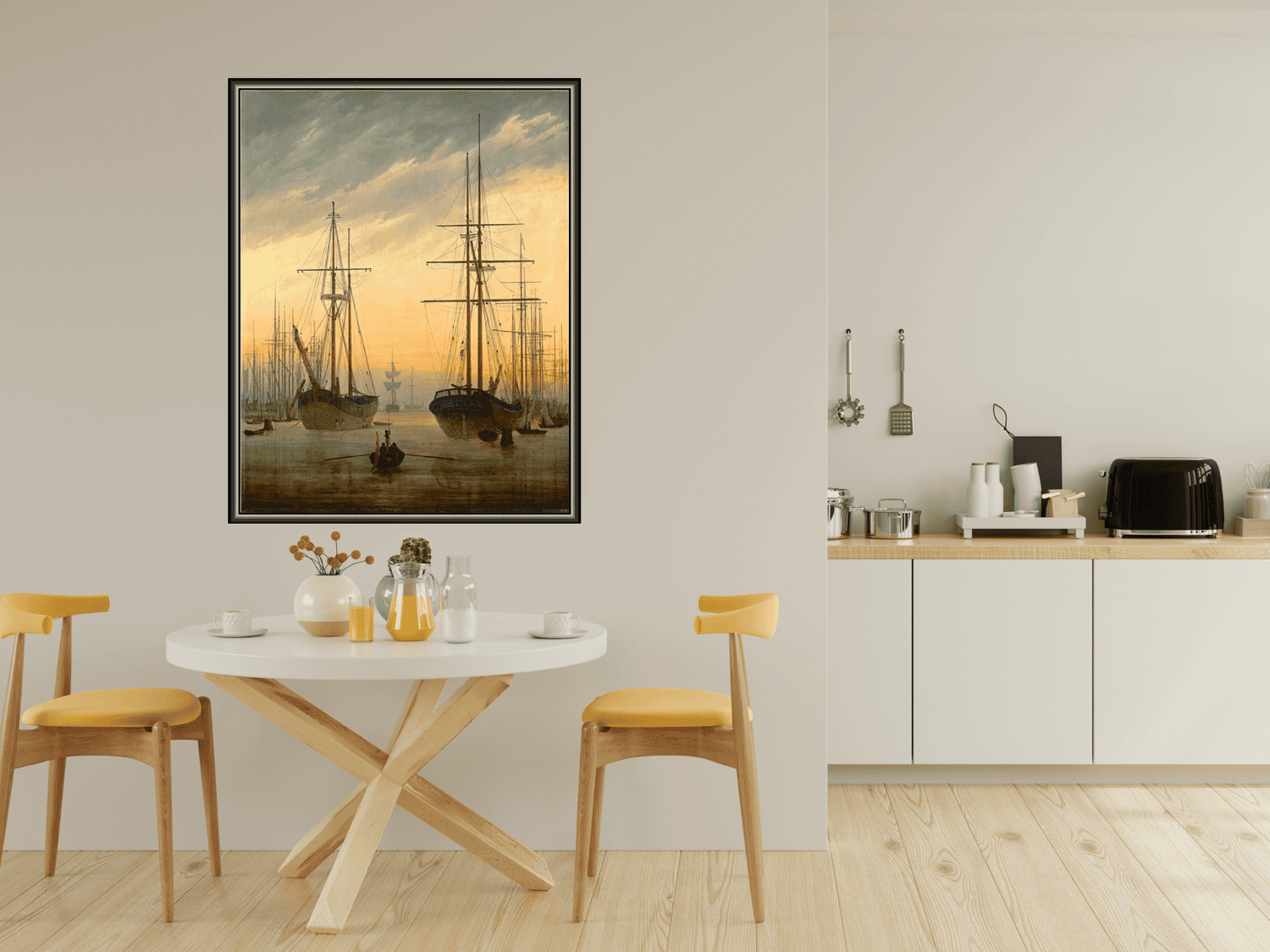 Ansicht eines Hafens | Caspar David Friedrich