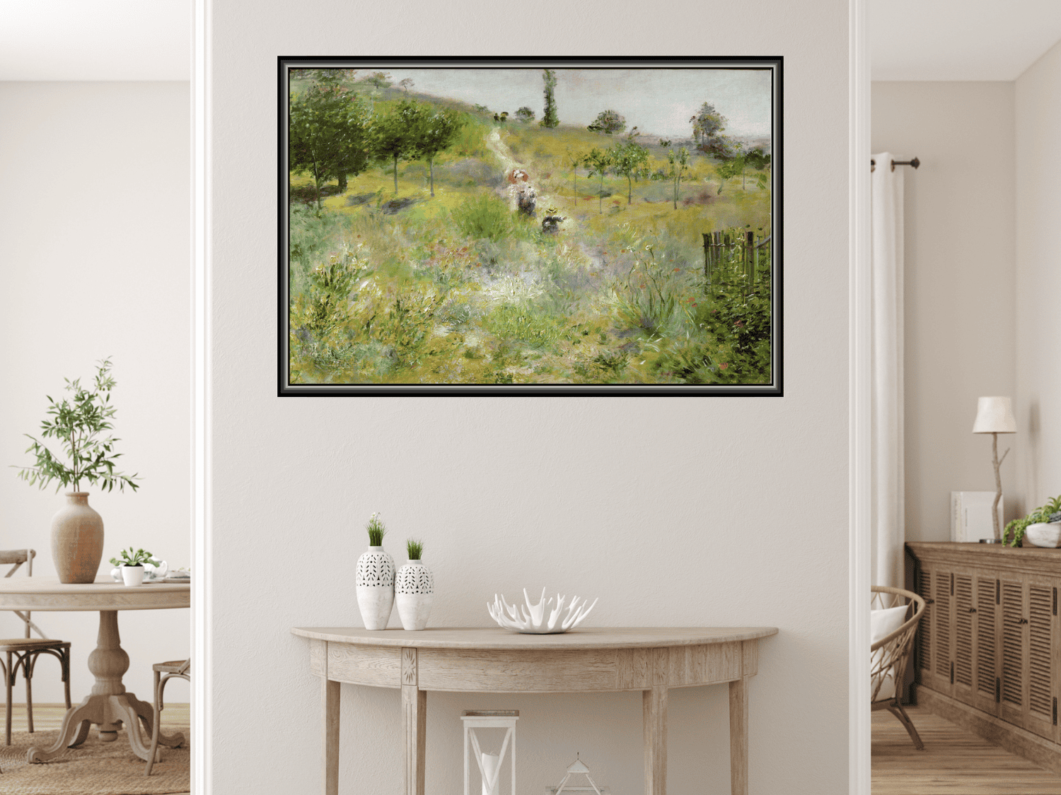 Ansteigender Weg im hohen Gras | Pierre-Auguste Renoir