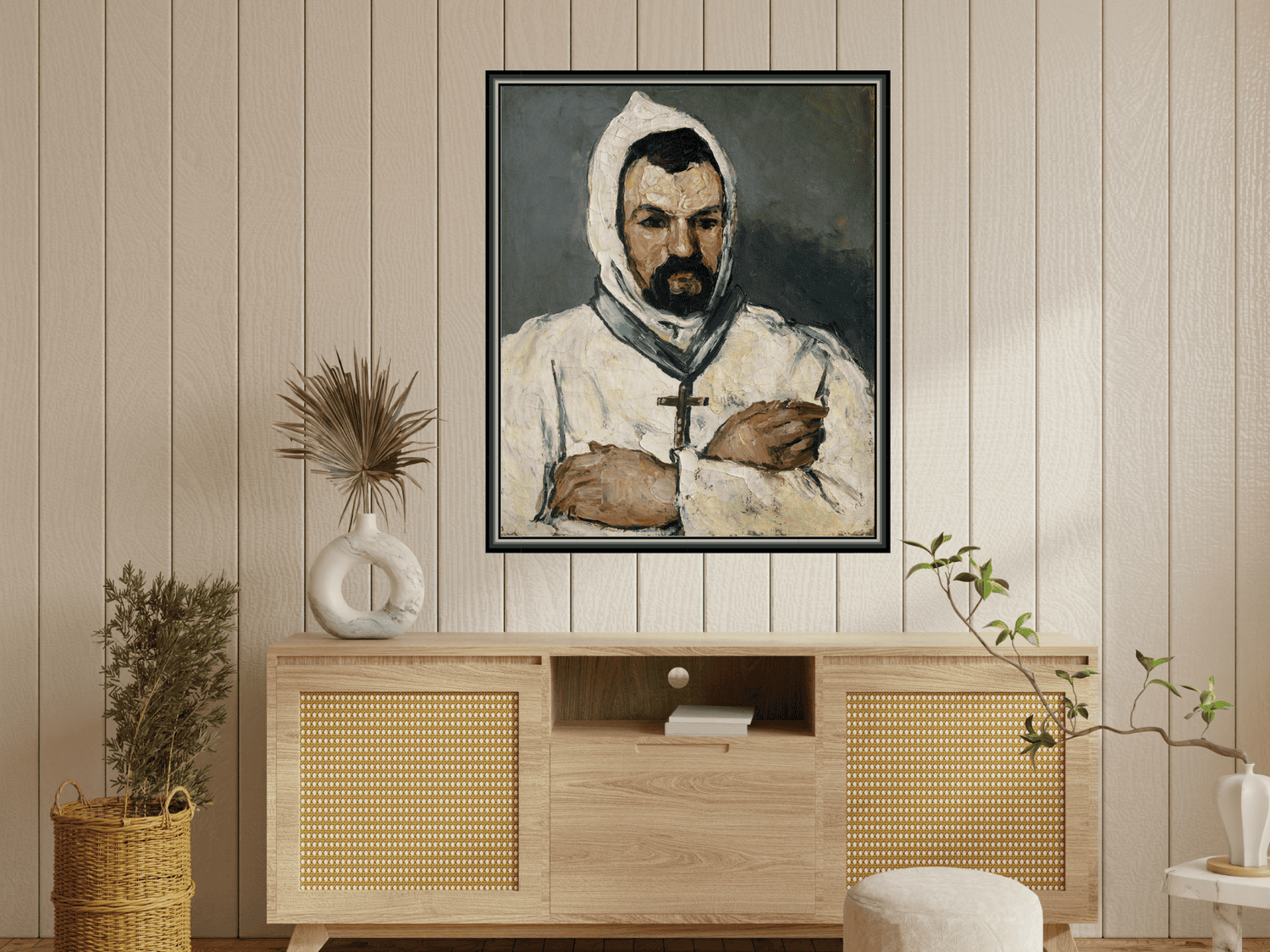 Antoine Dominique Sauveur Aubert, geboren 1817, der Onkel des Künstlers, als Mönch | Paul Cézanne