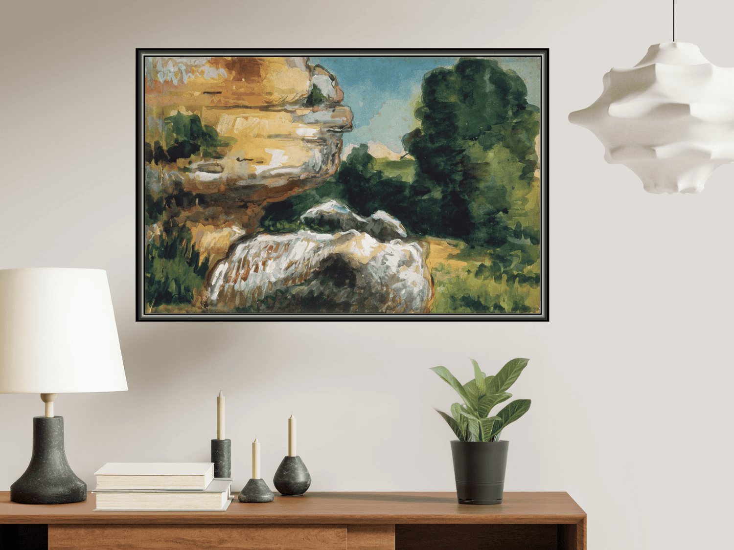 Aquarelle, Impression d'après nature | Paul Cézanne