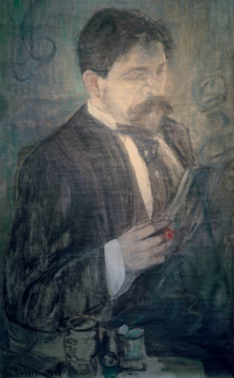 Arthur Nikisch von Ida Gerhardi als hochwertiger Kunstdruck eines ausdrucksstarken Herrenporträts