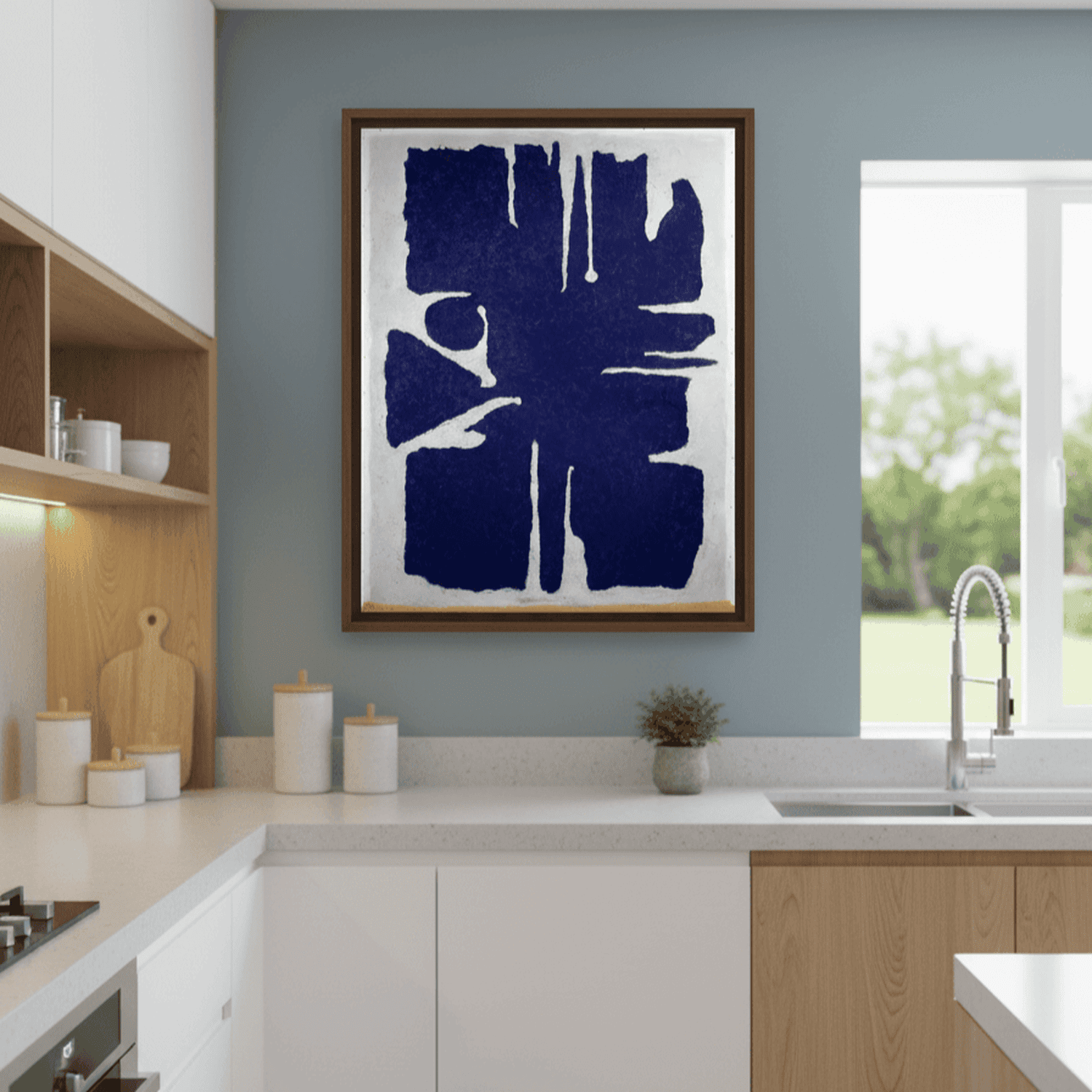 Aru dunkelblau | Willi Baumeister