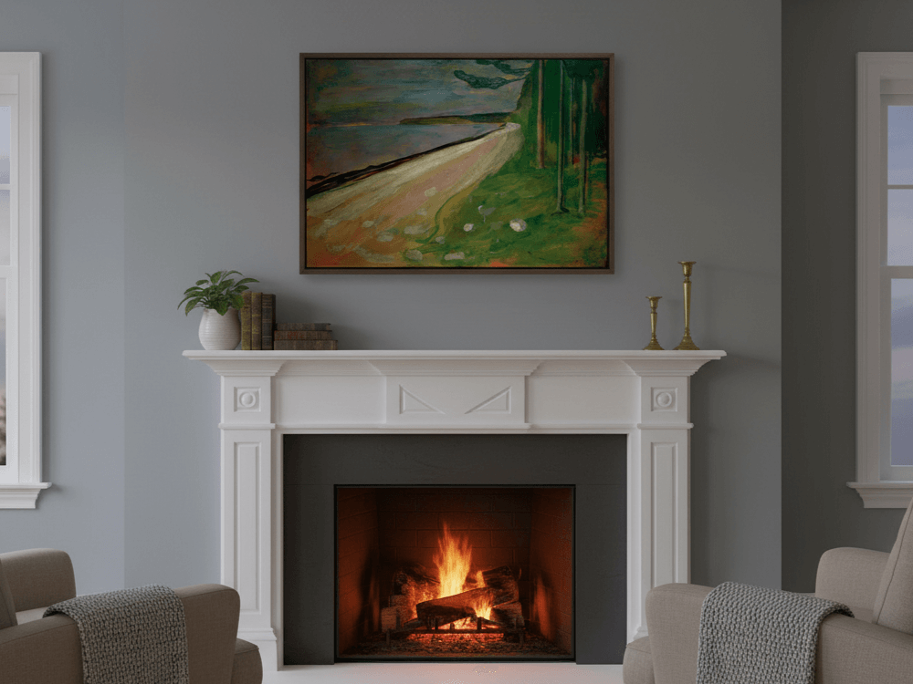 Strand bei Asgardstrand | Edvard Munch