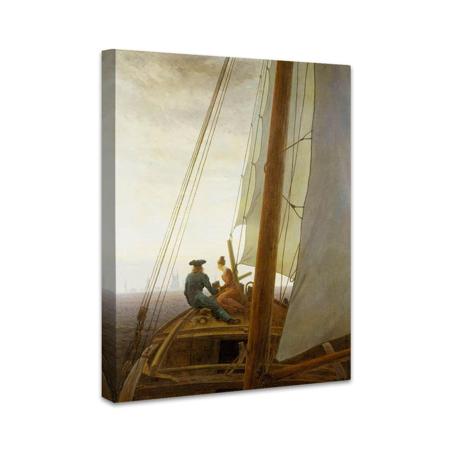 Auf dem Segler | Caspar David Friedrich