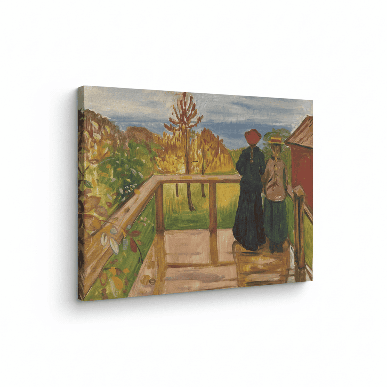 Auf der Veranda | Edvard Munch