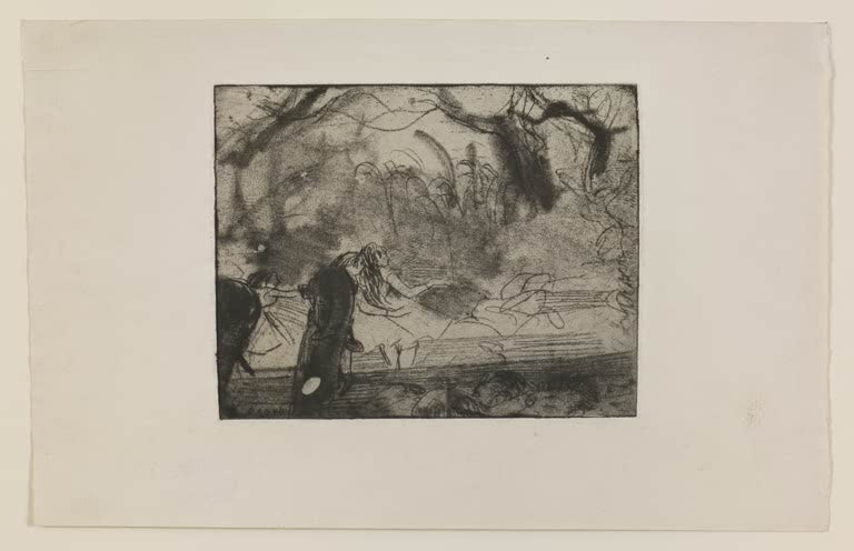 Kunstdruck des Gemäldes Auf der Bühne III von Edgar Degas mit Balletttänzerinnen während einer Bühnenaufführung.