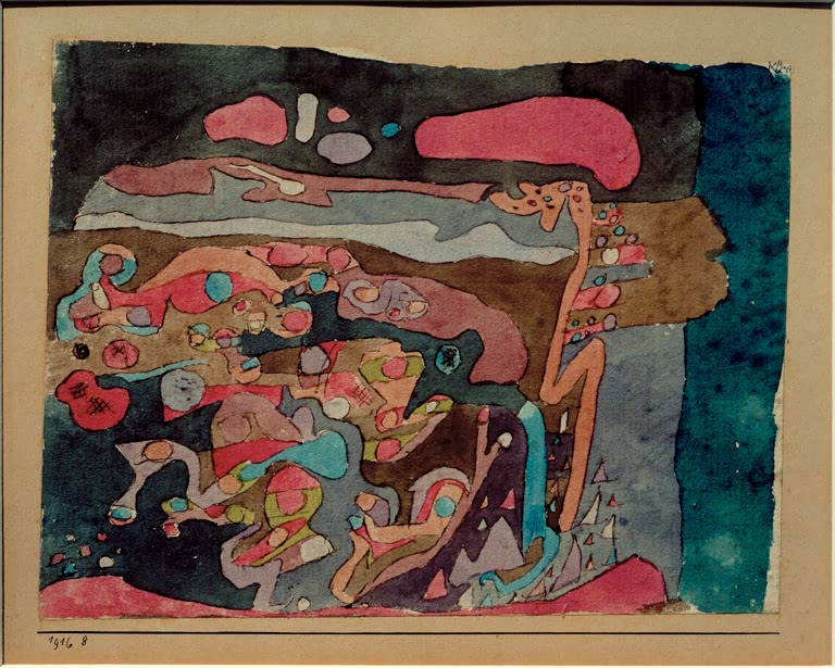  Augenkomposition Paul Klee als Kunstdruck