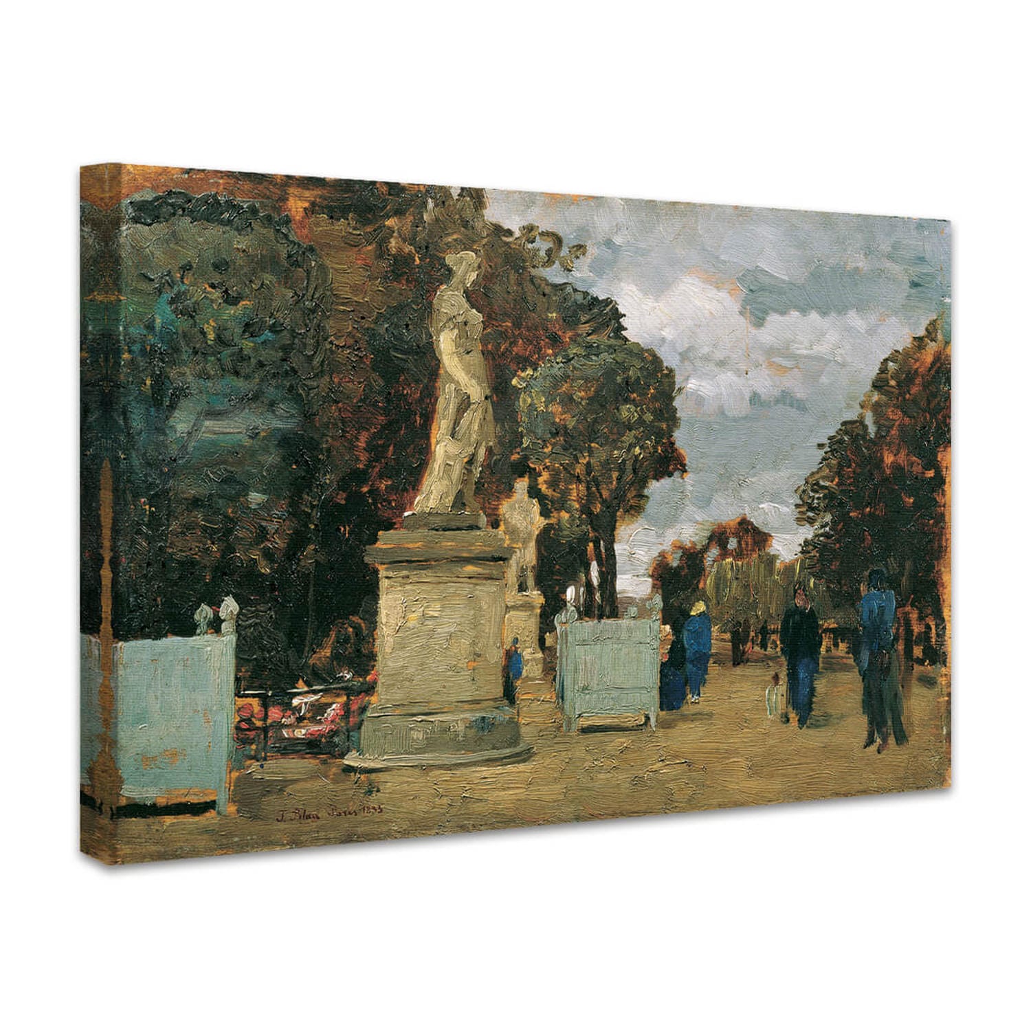 Aus den Tuilerien – Grauer Tag | Tina Blau