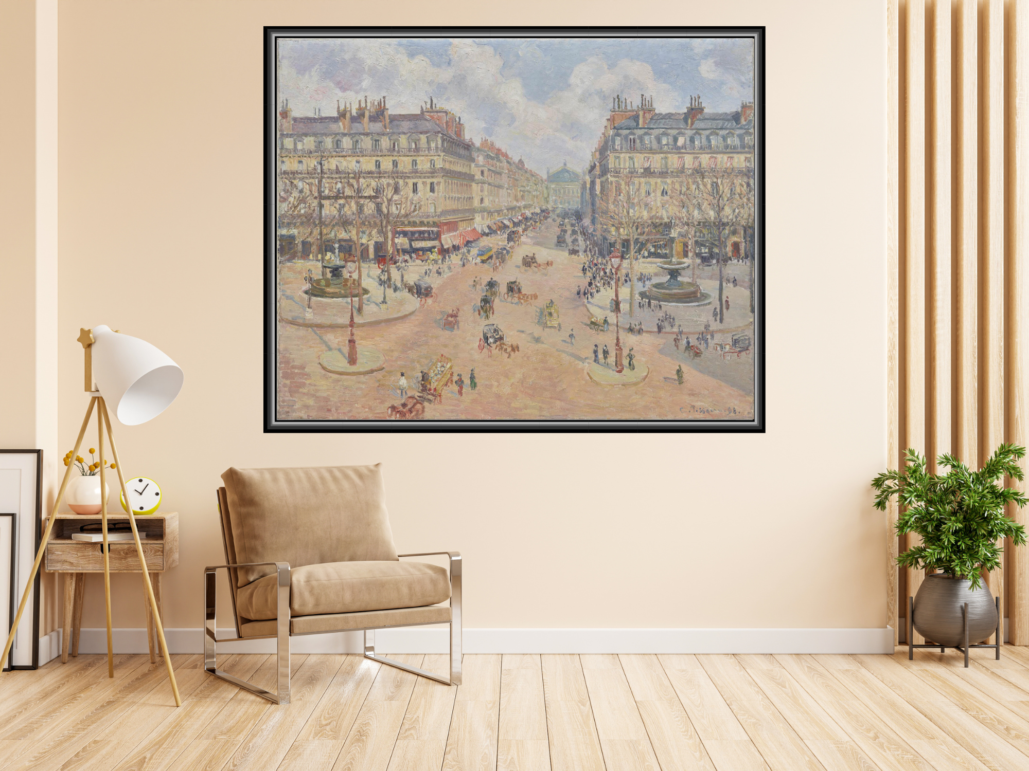 Avenue de l'Opéra, Morgensonne | Camille Pissarro