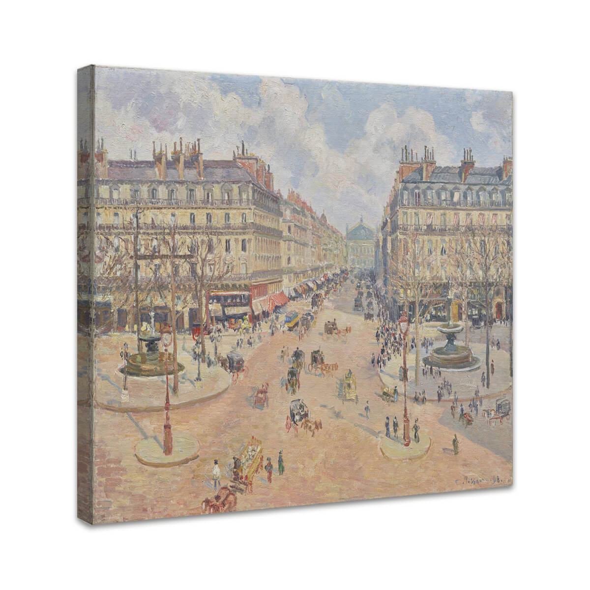 Avenue de l'Opéra, Morgensonne | Camille Pissarro