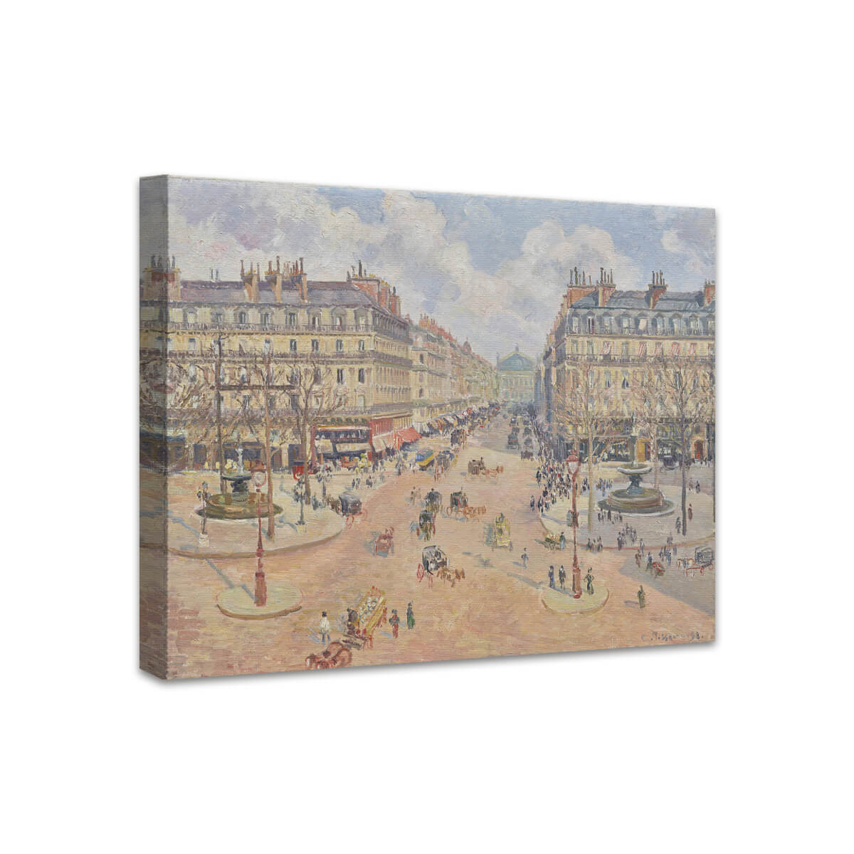 Avenue de l'Opéra, Morgensonne | Camille Pissarro