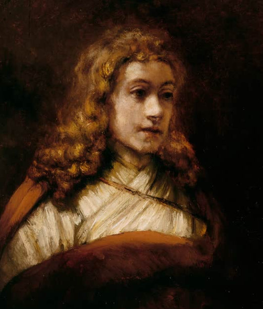 Kunstdruck „Büste eines Jünglings“ von Rembrandt van Rijn