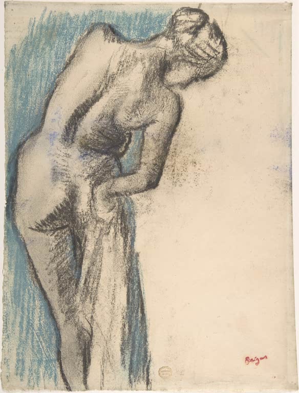Badende beim Abtrocknen | Edgar Degas