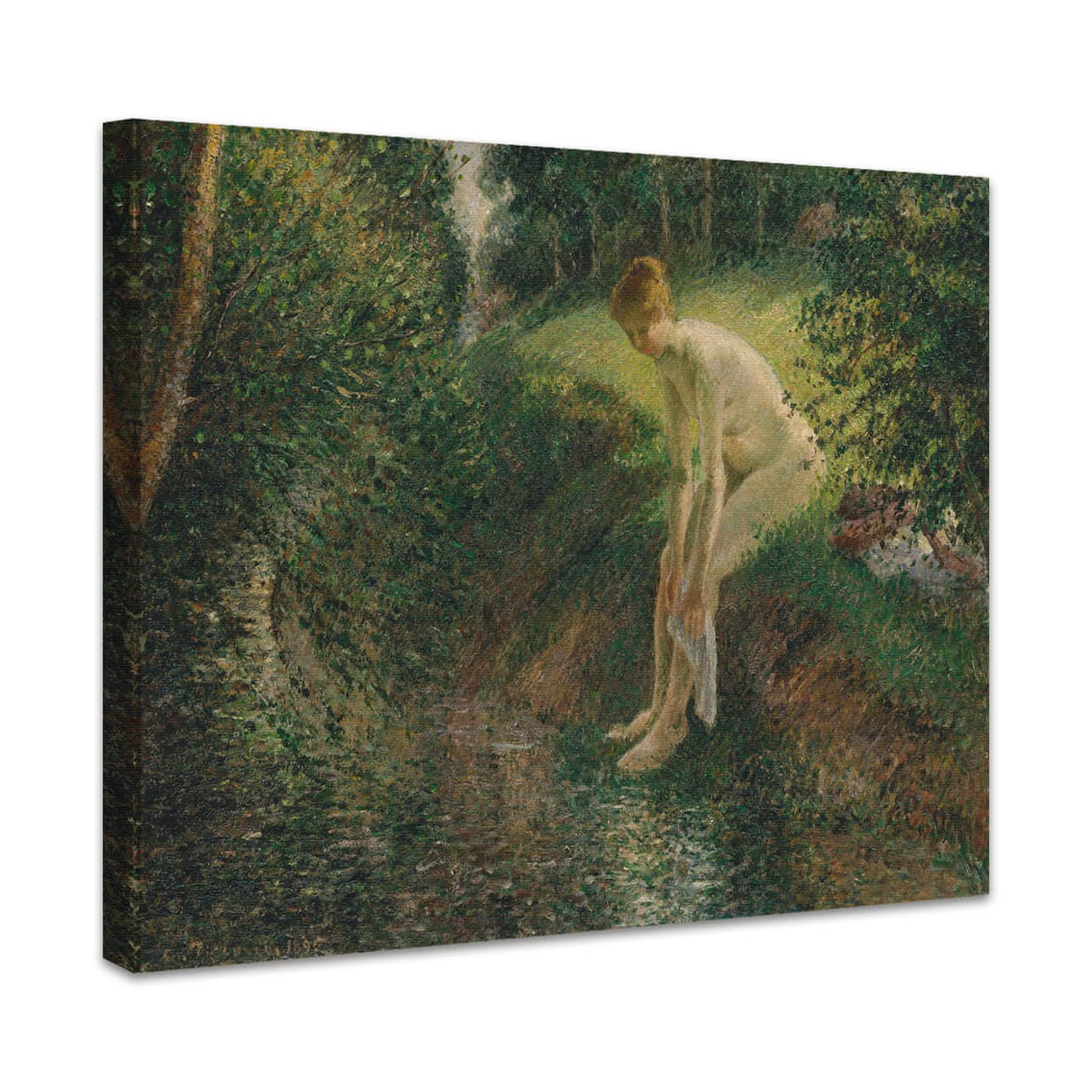 Badender im Wald | Camille Pissarro
