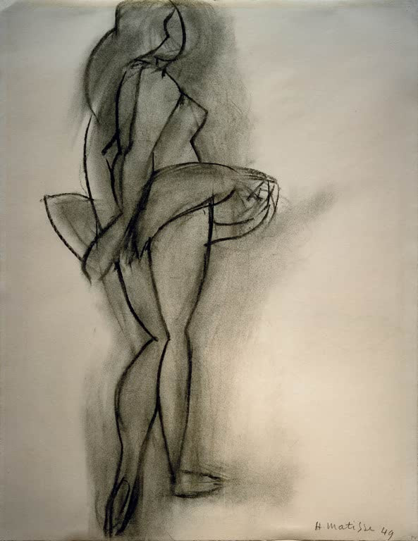 Kunstdruck des Gemäldes Balletttänzerin von Henri Matisse, handgefertigt in Deutschland als Poster oder Leinwand erhältlich