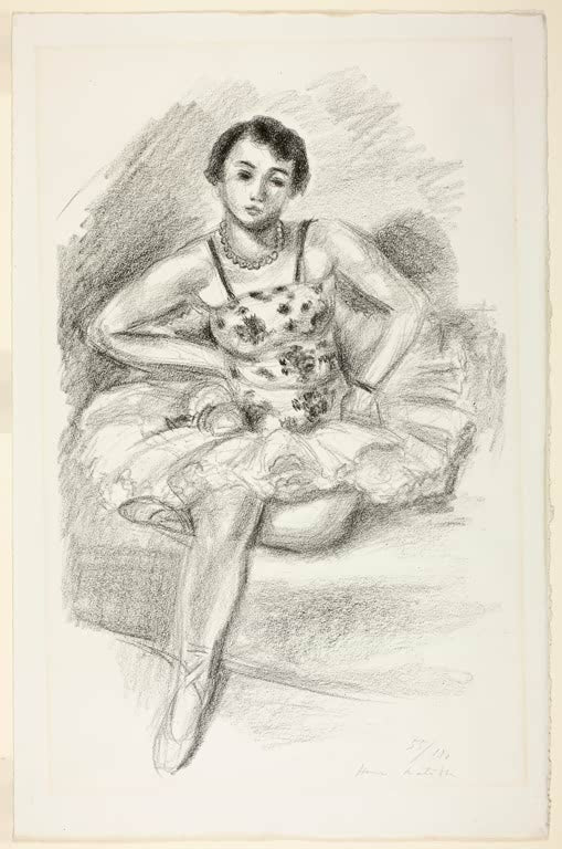 Kunstdruck „Balletttänzerin“ von Henri Matisse, handgefertigt in Deutschland