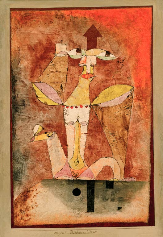Kunstdruck „Barbaren-Venus“ von Paul Klee, handgefertigt in Deutschland