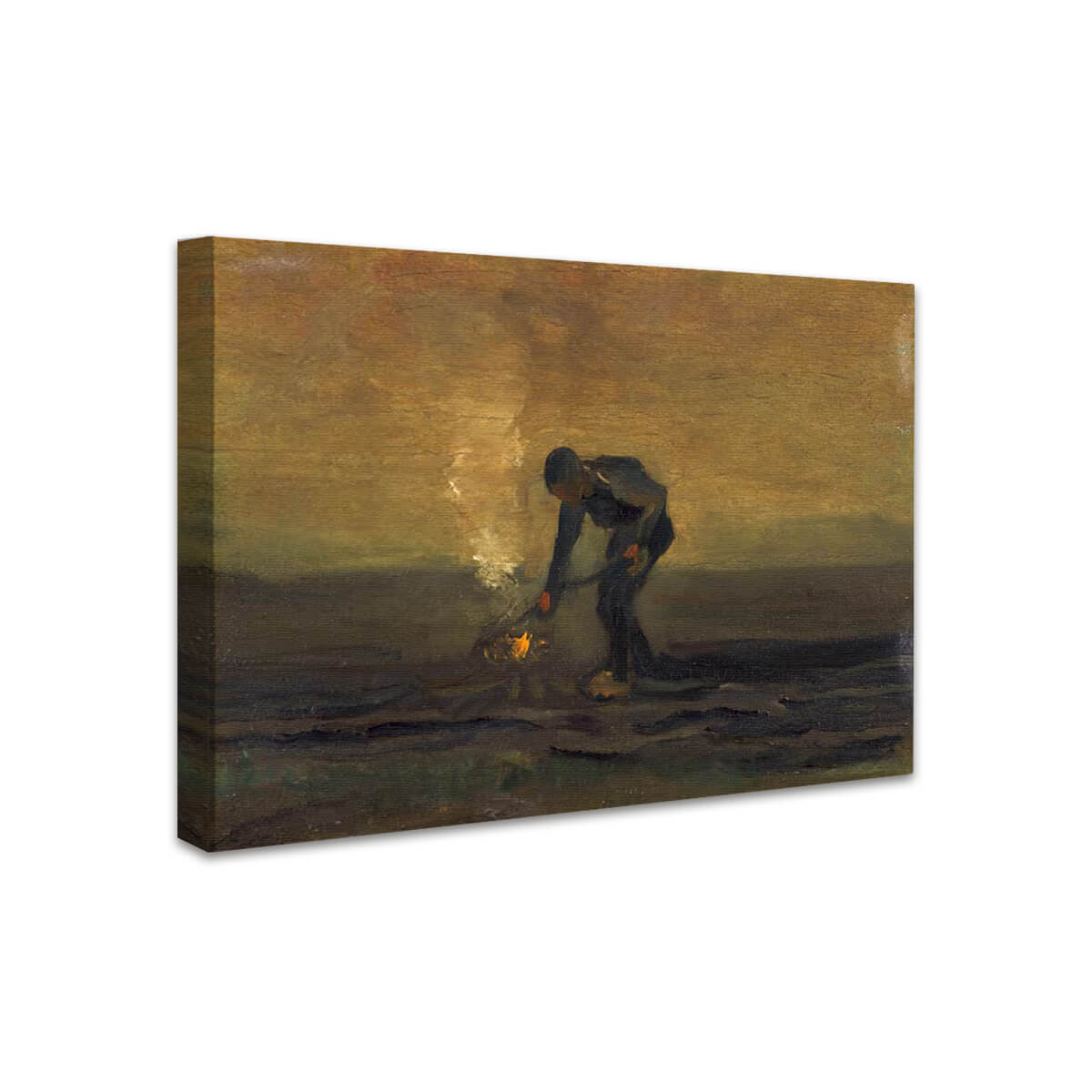 Bauer, Unkraut verbrennend | Vincent van Gogh