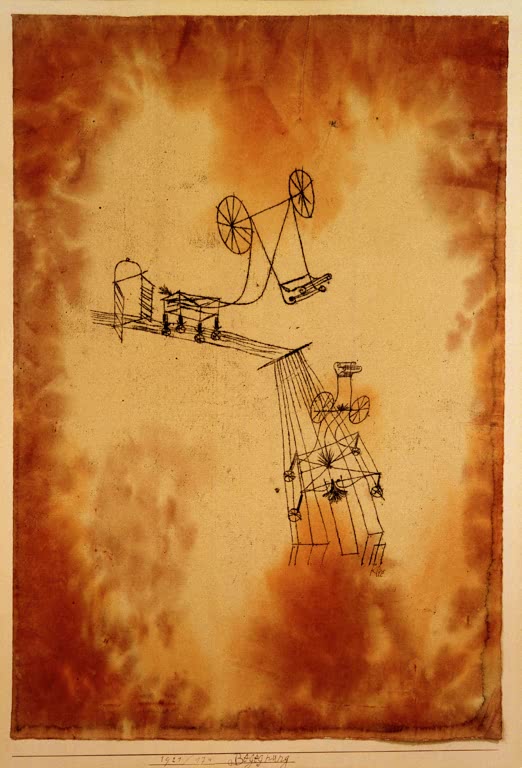 Kunstdruck „Begegnung“ von Paul Klee, handgefertigt in Deutschland
