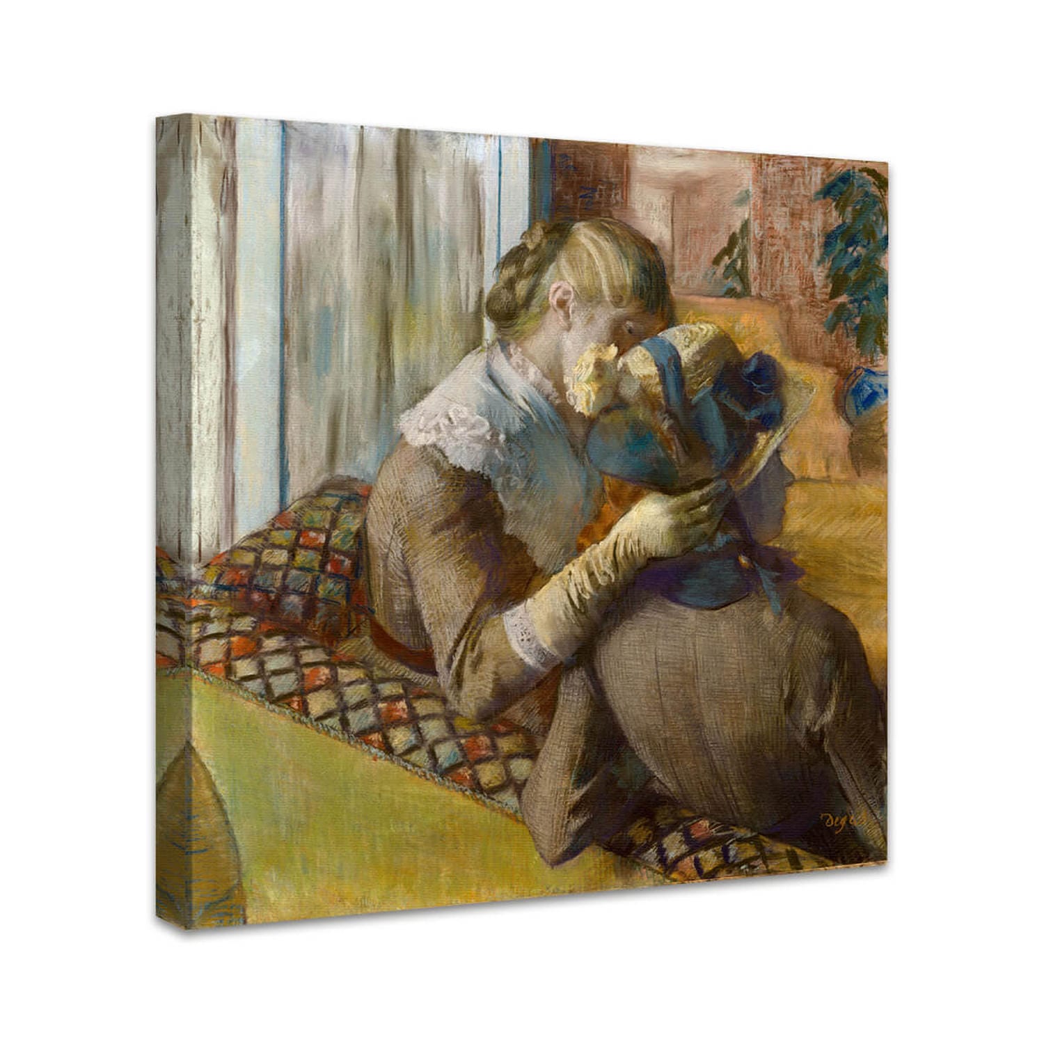 Bei den Milliner's | Edgar Degas