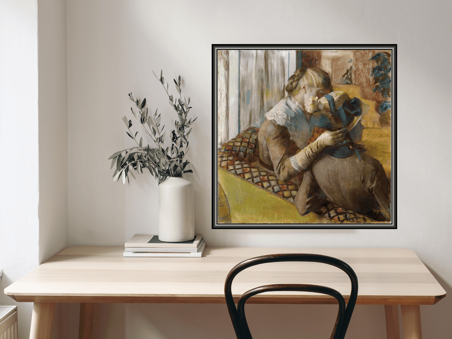 Bei den Milliner's | Edgar Degas