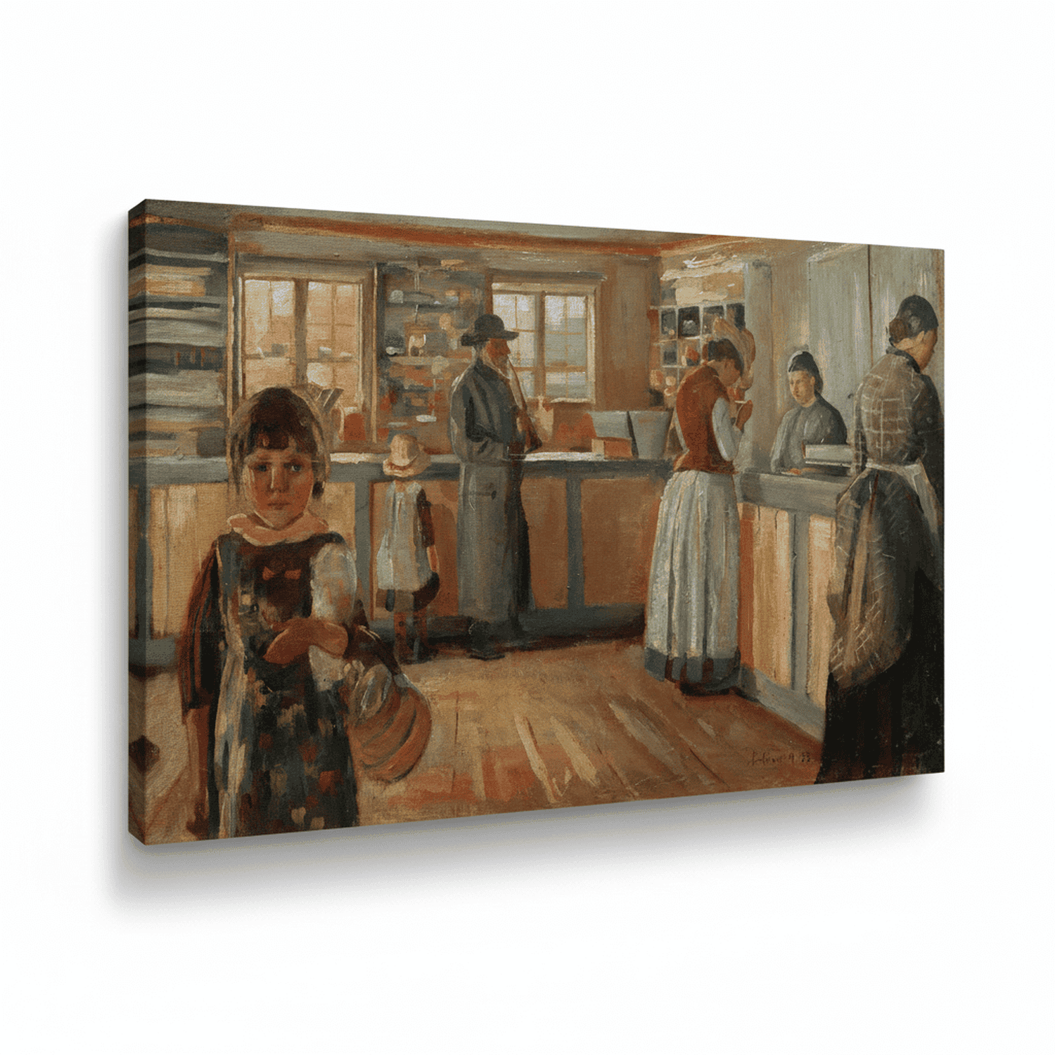 Beim Dorfkrämer in Vrengen | Edvard Munch