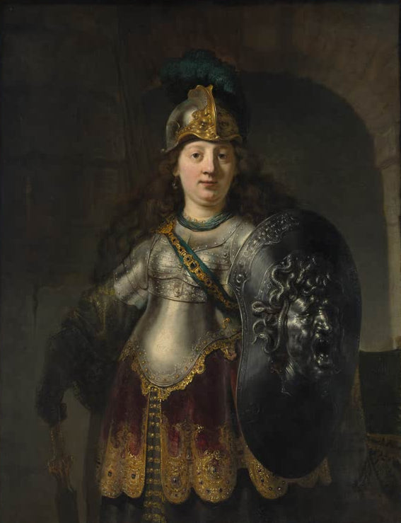 Kunstdruck Bellona von Rembrandt van Rijn