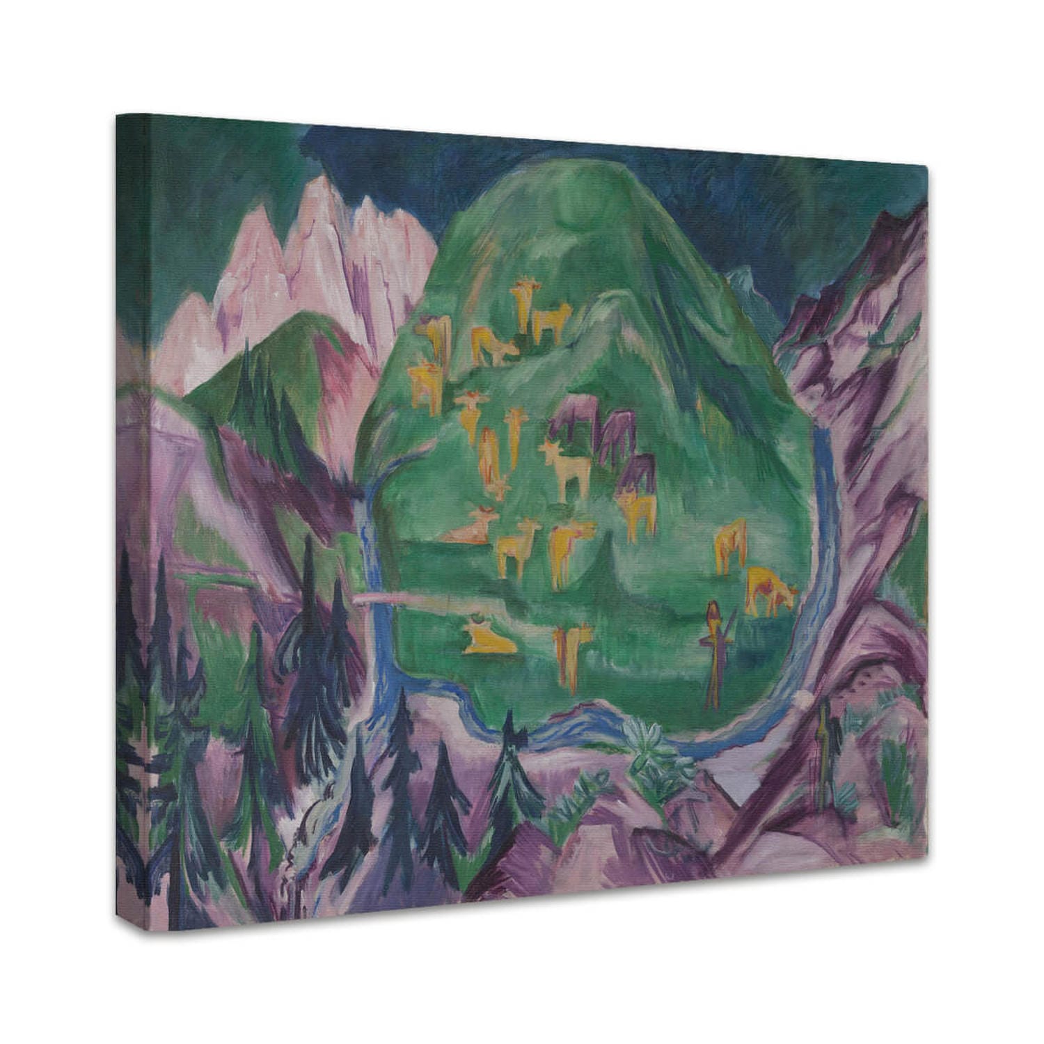 Berg mit Vieh | Ernst Ludwig Kirchner