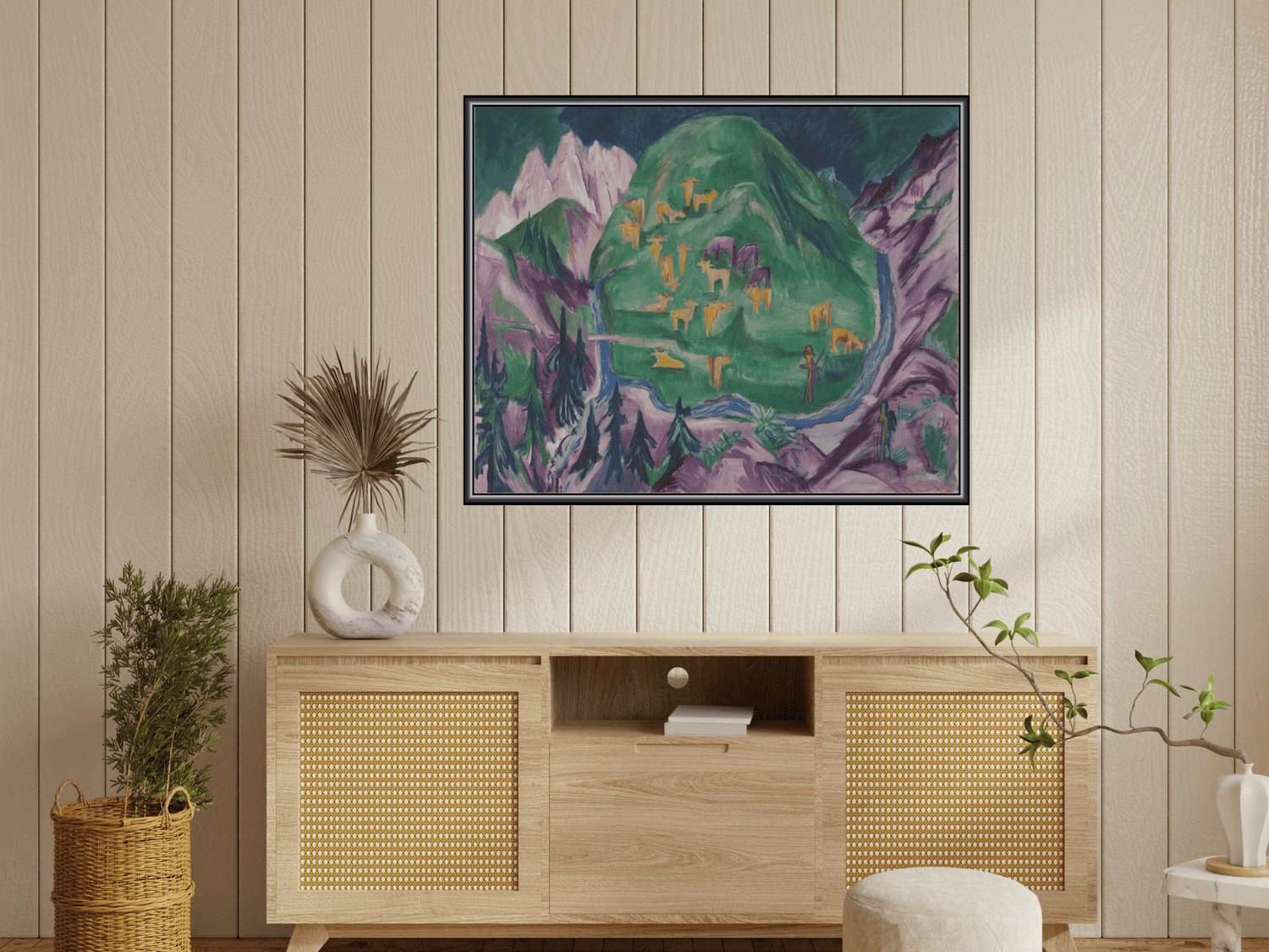 Berg mit Vieh | Ernst Ludwig Kirchner