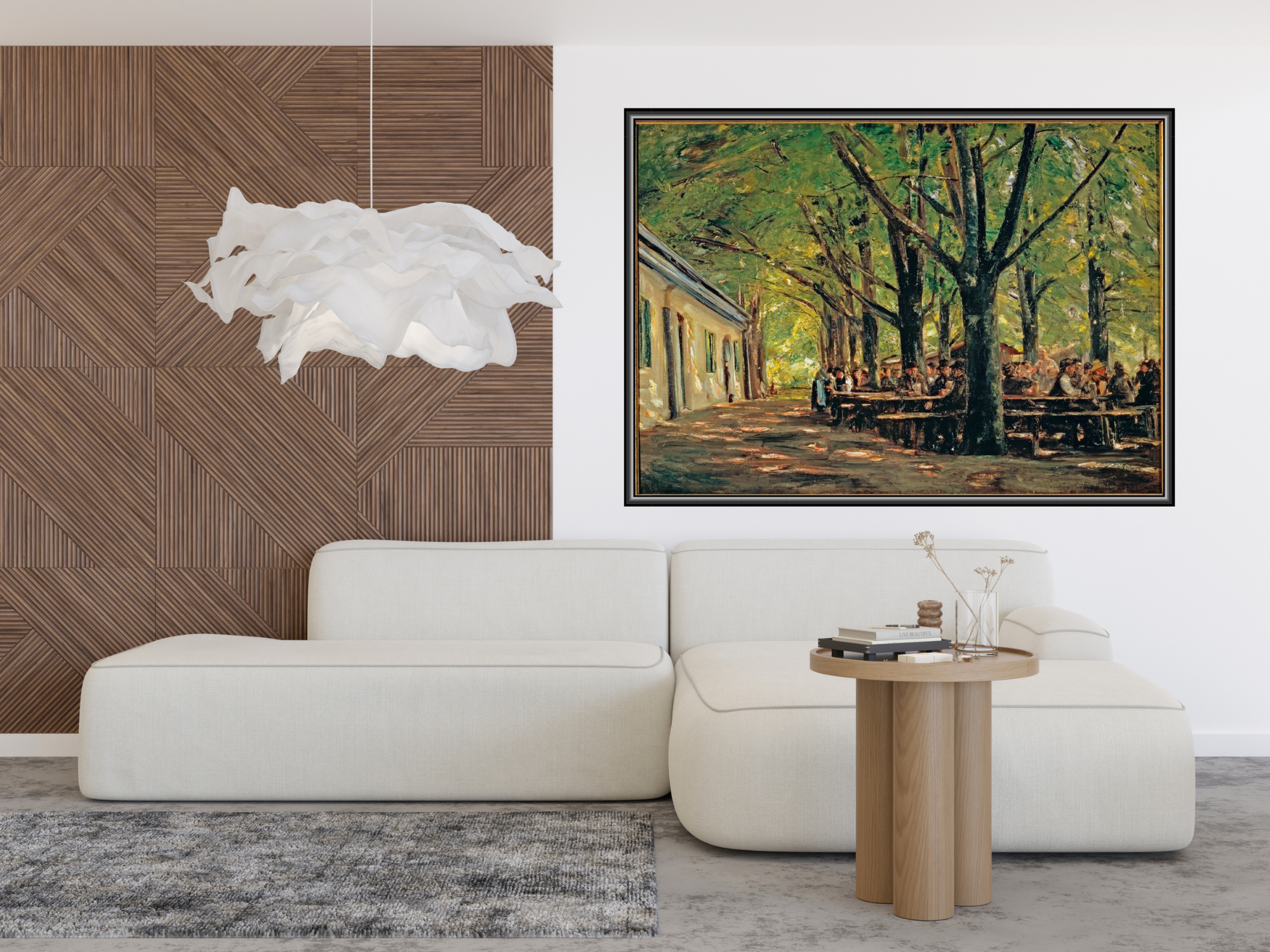 Biergarten in Brannenburg | Max Liebermann
