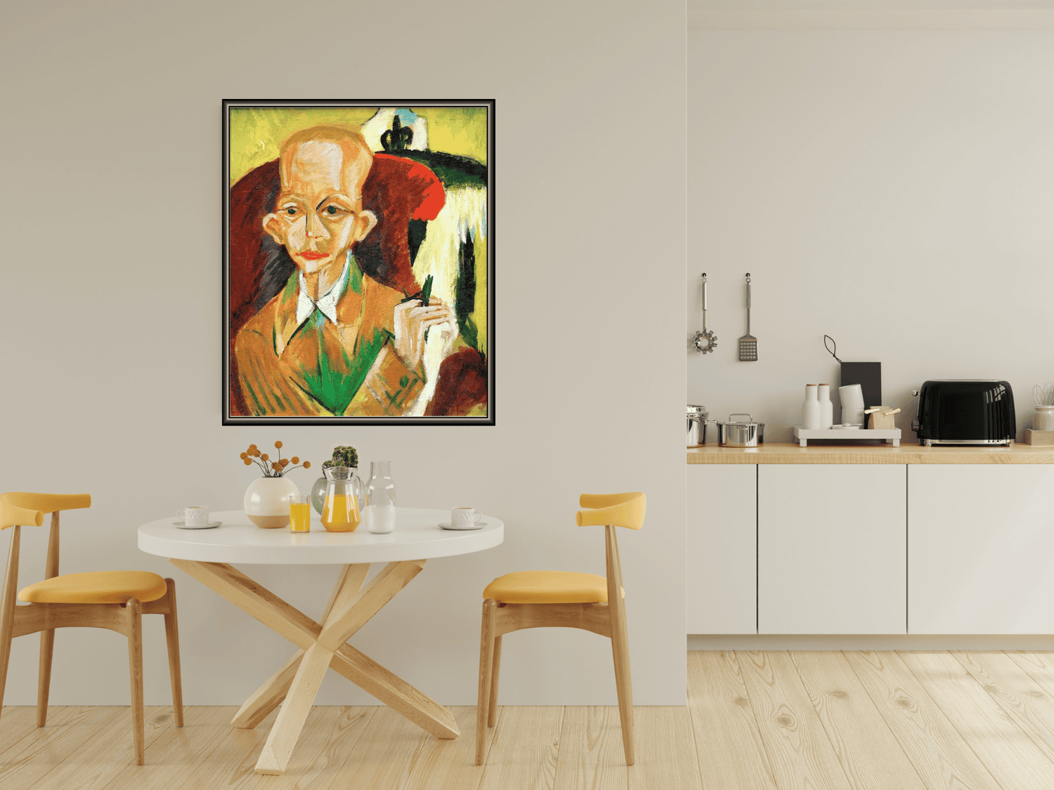 Bildnis Oskar Schlemmer | Ernst Ludwig Kirchner