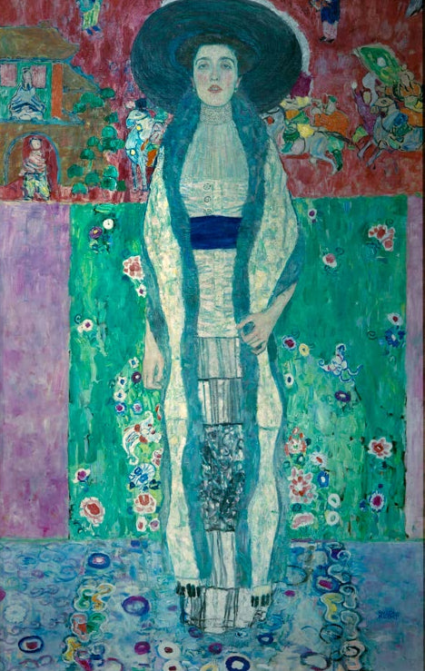 Kunstdruck des Gemäldes „Bildnis Adele Bloch-Bauer II“ von Gustav Klimt – hochwertige Reproduktion des berühmten Jugendstil-Porträts.