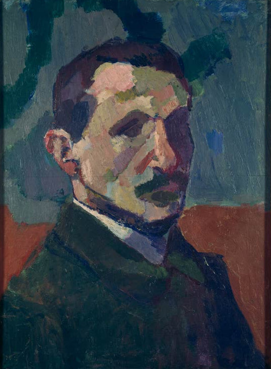 Kunstdruck des Gemäldes Bildnis Albert Marquet von Henri Matisse, handgefertigt in Deutschland als Poster oder Leinwand erhältlich