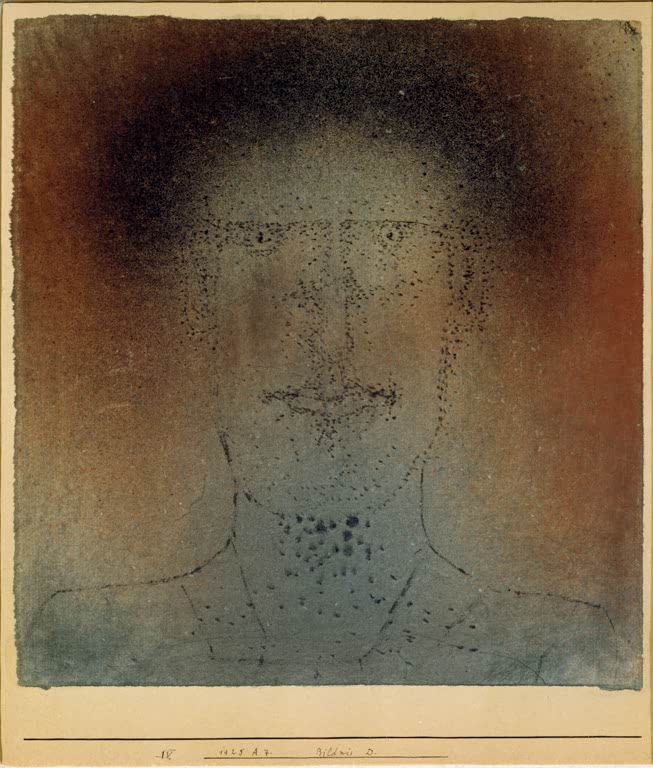 Kunstdruck „Bildnis D.“ von Paul Klee, handgefertigt in Deutschland