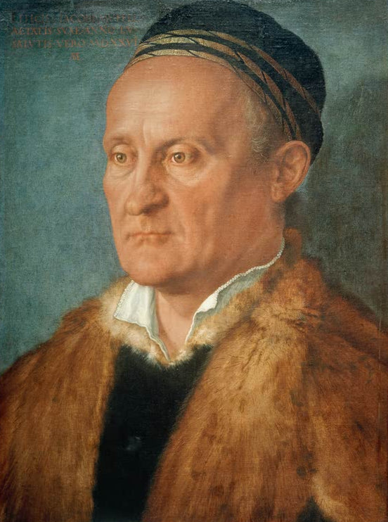 Kunstdruck „Bildnis Jakob Muffels“ von Albrecht Dürer als ausdrucksstarkes Renaissance-Porträt