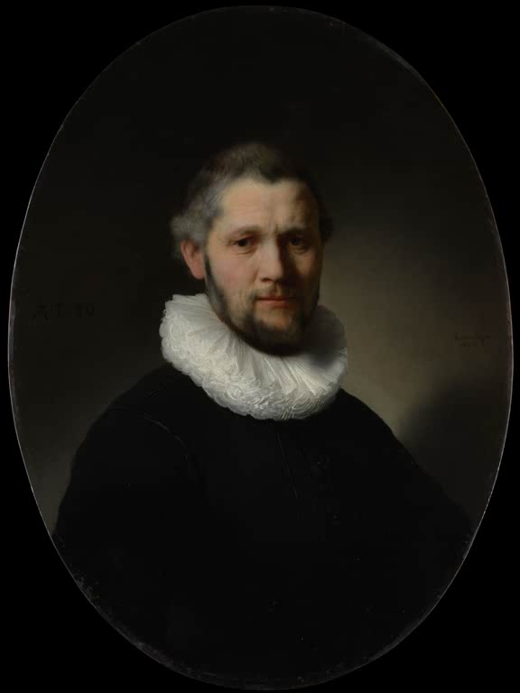  Kunstdruck „Bildnis eines Mannes“ von Rembrandt van Rijn