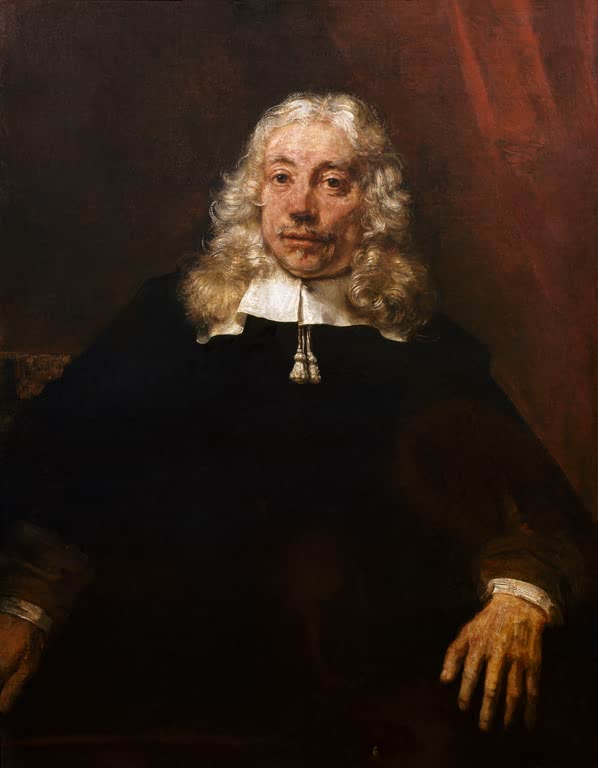 Kunstdruck Bildnis eines Mannes mit blonden Haaren von Rembrandt van Rijn